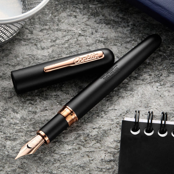 Conklin Streamline Fountain Pen - Matte Black / Rosegold (Limited Edition)