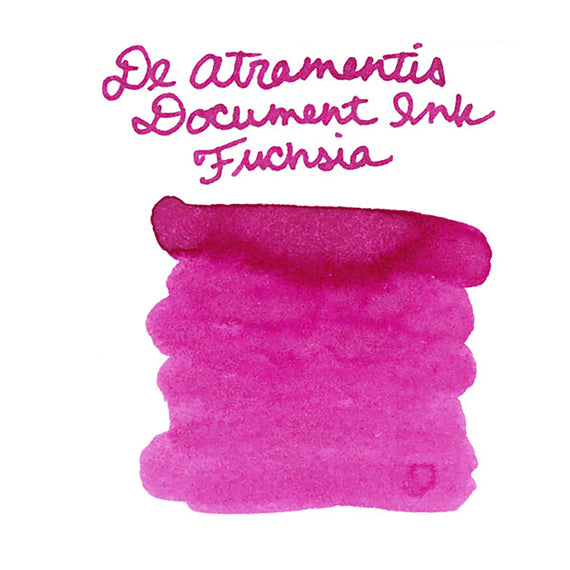 De Atramentis Document Ink Fuchsia - Ink Sample