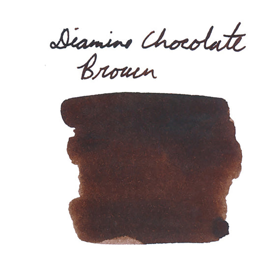 Diamine Chocolate Brown - Ink Sample