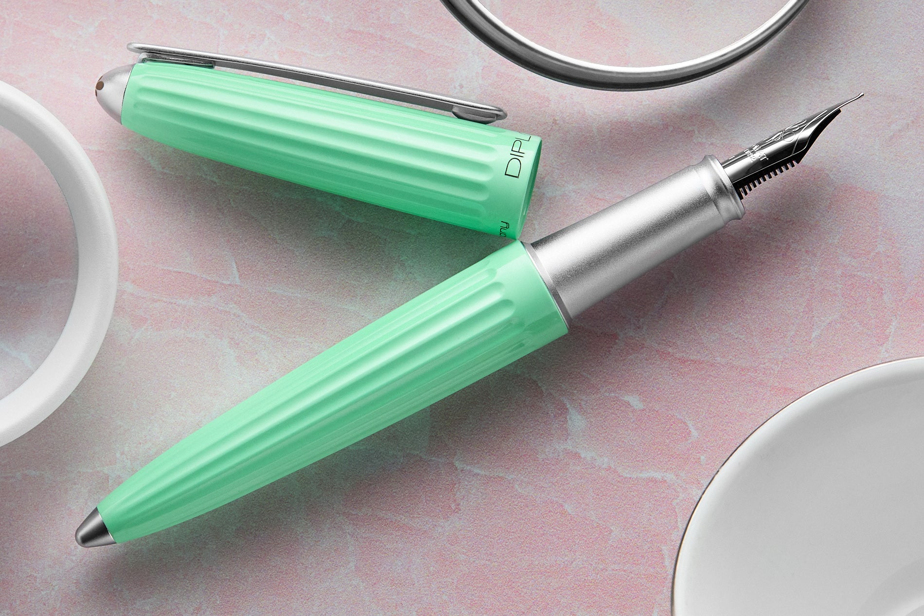 Diplomat Aero Fountain Pen - Mint (Special Edition)