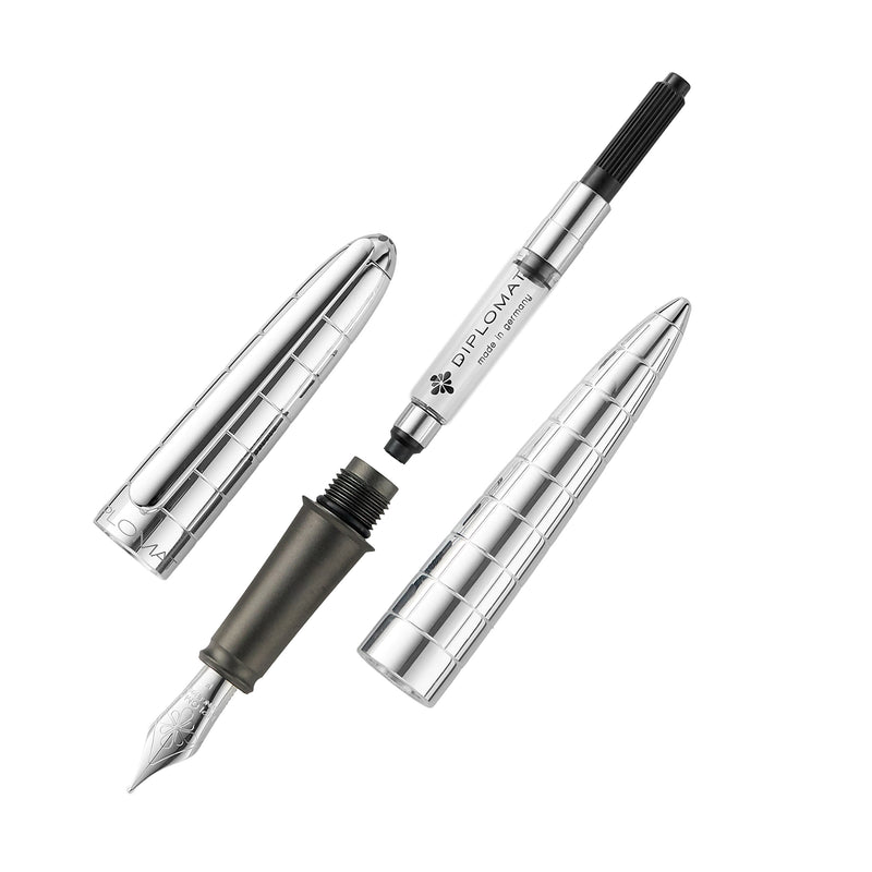 Diplomat Aero Fountain Pen - Rhomb