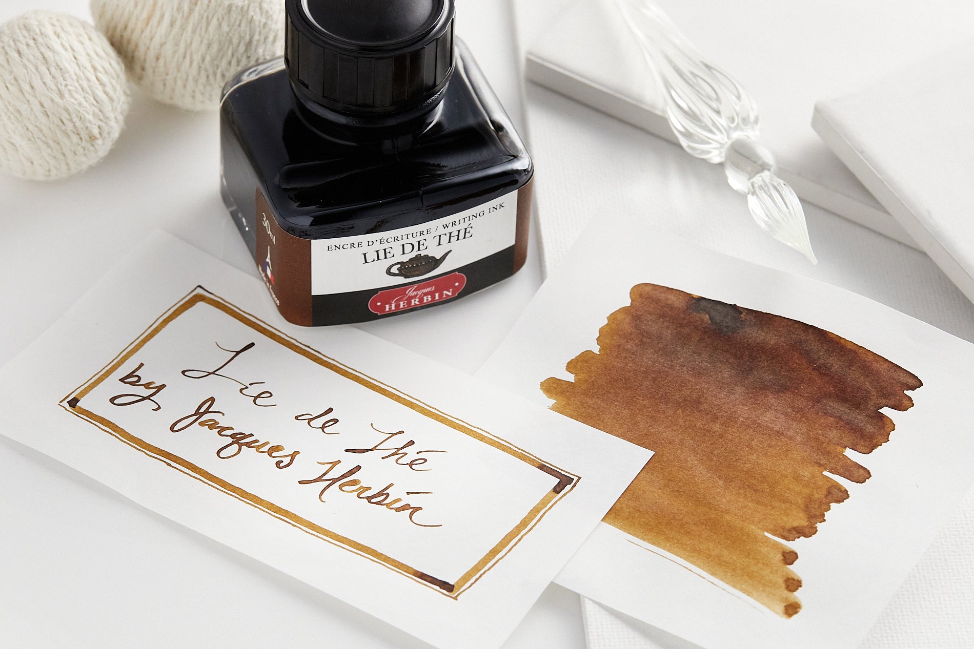 Herbin Lie de The fountain pen ink