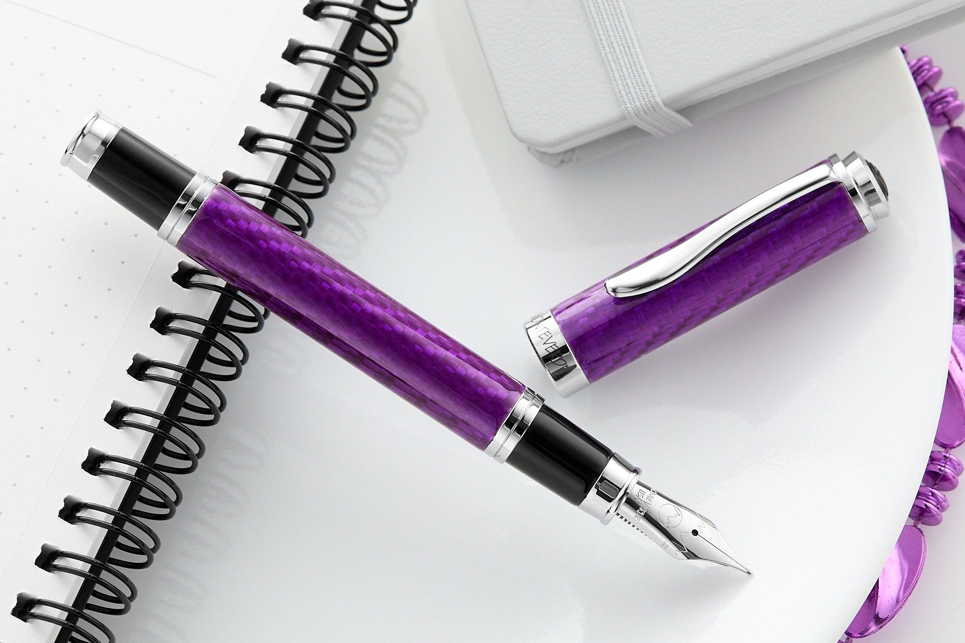 Monteverde Innova Fiberglass Fountain Pen - Amethyst (Special Edition)