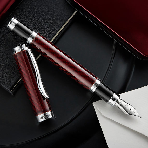 Monteverde Innova Fiberglass Fountain Pen - Garnet (Special Edition)