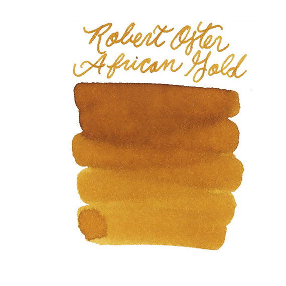 Robert Oster African Gold fountain pen ink